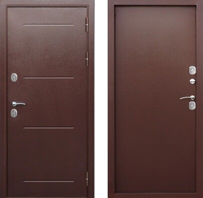Входная дверь Дверь Цитадель Isoterma 11 см Медный антик (металл-металл) Кириши