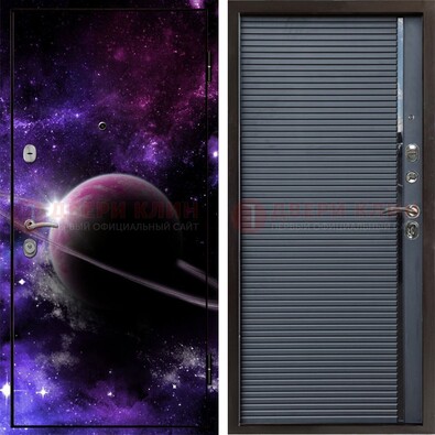 Металлическая дверь с фотопечатью Сатурна ДФ-20 Кириши