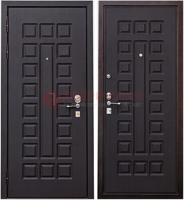 Крепкая металлическая дверь с МДФ ДМ-118 Кириши