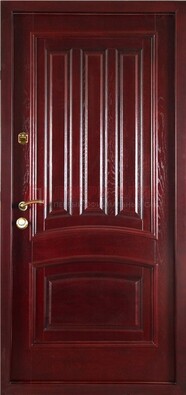 Необычная стальная дверь с МДФ ДМ-123 Кириши