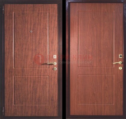 Фрезированная металлическая дверь с МДФ ДМ-182 Кириши