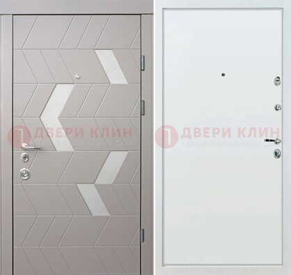 Уличная металлическая дверь с терморазрывом и МДФ панелью ДМ-190 Кириши