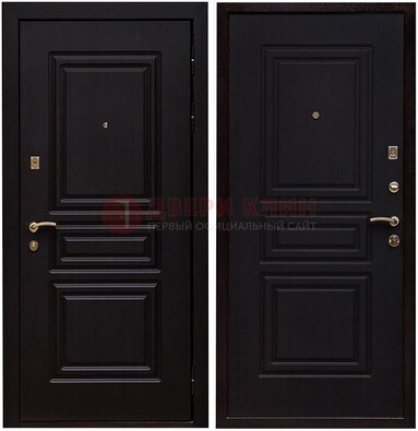 Входная металлическая дверь с МДФ ДМ-75 для квартиры Кириши