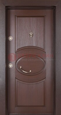 Железная дверь с массивом дуба в стиле классика ДМД-55 Кириши