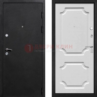 Черная входная дверь с порошковым напылением ДП-180 Кириши