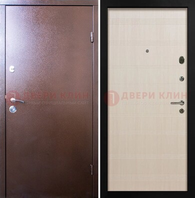 Входная дверь с порошковым покрытием и терморазрывом МДФ ДП-210 Кириши
