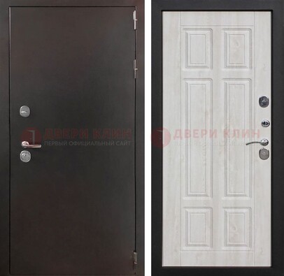 Стальная дверь с порошковым напылением с филенчатой МДФ ДП-238 Кириши