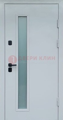 Светлая железная дверь с порошковым напылением ДП-303 Кириши