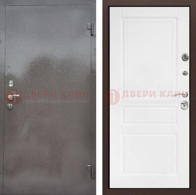 Входная стальная дверь с порошковым окрасом и МДФ внутри ДП-311 Кириши