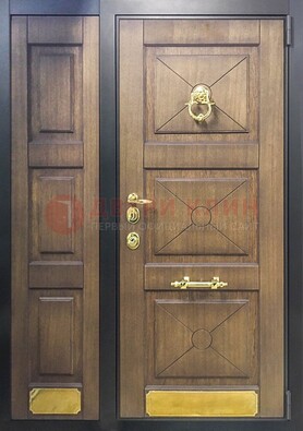 Парадная дверь с декоративными элементами ДПР-27 на дачу Кириши