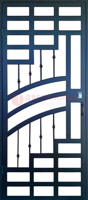Современная металлическая решетчатая дверь ДР-38 Кириши