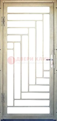 Железная решетчатая дверь с узором ДР-41 Кириши