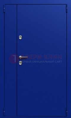 Синяя тамбурная дверь ДТМ-23 Кириши