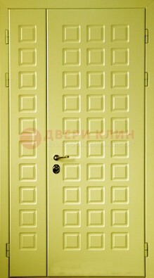 Салатовая тамбурная дверь ДТМ-28 Кириши