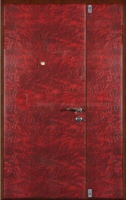 Красная тамбурная дверь ДТМ-33 Кириши