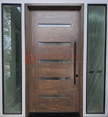 Железная дверь с виноритом и фрамугами ДВТ-189 Кириши