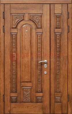 Полуторная железная дверь винорит для дома ДВТ-252 Кириши