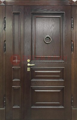 Полуторная металлическая дверь с виноритом ДВТ-253 Кириши