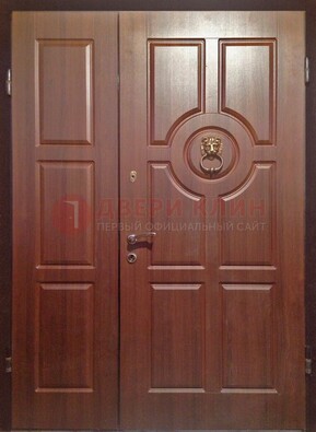 Распашная уличная дверь с МДФ панелью ПЛ-16 Кириши